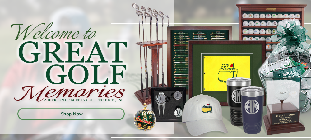 Golf Clubs, Hats, Cups, Balls, Pencils, Flags
